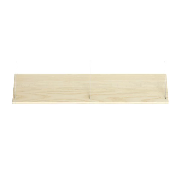 Brace shelf Ash 1200mm white brackets