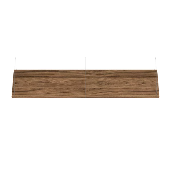 Brace shelf Walnut 1200mm grey brackets