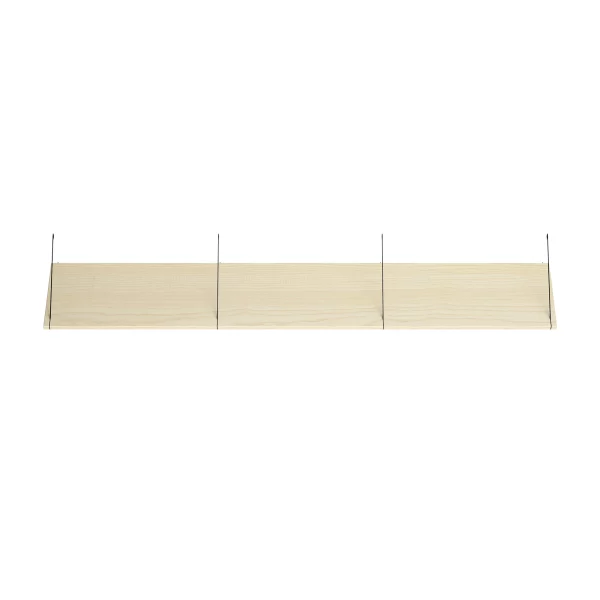 Brace shelf Ash 1800 mm black brackets