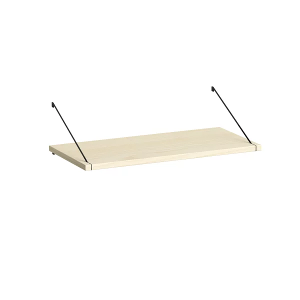 Brace shelf Diamond Ash 640 mm black brackets